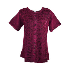 Embroidered Floral Blouse