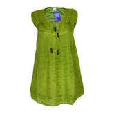 Embroidered Viscose Tunic Top