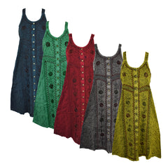 Derora Embroidered Viscose Dress