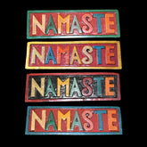 Large Wooden Namaste Wall Sign