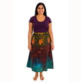 Floral Embroidered Skirt