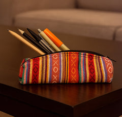 Woven Cotton Pencil Case