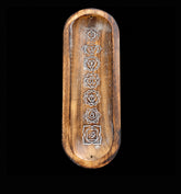 Large Wooden Incense Ash Catcher - Chakra