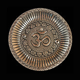 Recycled Aluminium Floral Om Ash Catcher