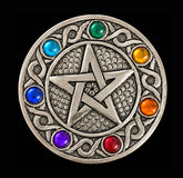 Recycled Aluminium Rainbow Pentagram Star Ash Catcher