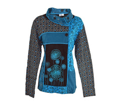 Printed Cotton Jacket Top