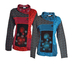 Printed Cotton Jacket Top