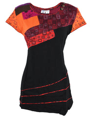 Printed Cap Sleeve Top