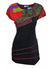 Printed Cap Sleeve Top