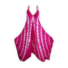 Strappy Tie Dye Umbrella Dress