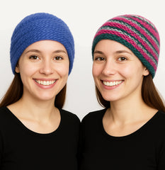 Ribbed Knitted Wool Beanie