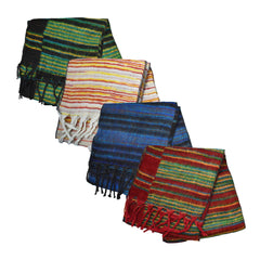 Striped Fleece Scarf