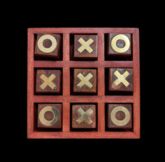 Wooden Tic Tac Toe Game