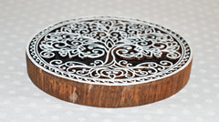 Indian Wooden Printing Block - Tree