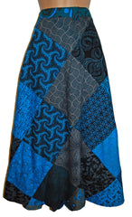Fair Trade Patchwork Cotton Wrap Skirt