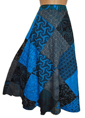 Fair Trade Patchwork Cotton Wrap Skirt