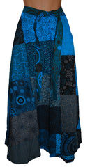 Fair Trade Patchwork Cotton Wrap Skirt