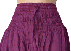 Hippy Butterfly & Flower Pattern Cotton Trousers