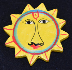 Sun Wooden Magnet