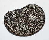 Indian Wooden Printing Block - Paisley