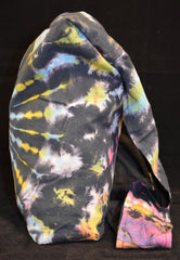 Tie Dye Cotton Monk Shoulder Bag