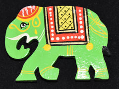 Elephant Wooden Magnet