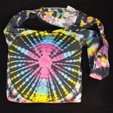 Tie Dye Cotton Monk Shoulder Bag