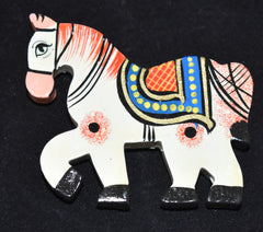 Horse Wooden Magnet