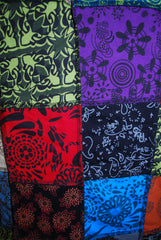 Plus Size Long Sleeve Patchwork Top