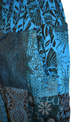 Patchwork Cotton Harem Trousers