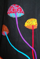 Mushroom Cotton T-Shirt Top