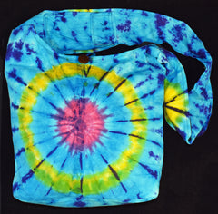 Tie Dye Cotton Monk Shoulder Bag