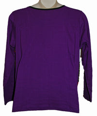 Plus Size Long Sleeve Patchwork Top