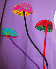 Mushroom Cotton T-Shirt Top