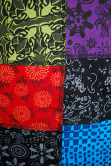 Plus Size Long Sleeve Patchwork Top