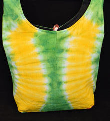 Tie Dye Cotton Monk Shoulder Bag