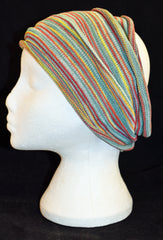 Long Double Striped Cotton Hair Band