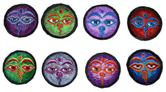 Buddha Eyes Sew On Patch - 6cm