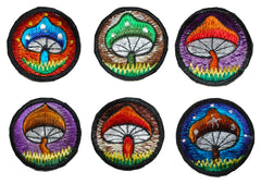 Mushroom Sew On Patch - 6cm