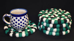 Large Christmas Felt Ball Mat 20cm