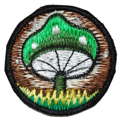 Mushroom Sew On Patch - 6cm