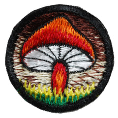 Mushroom Sew On Patch - 6cm