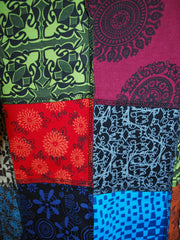 Plus Size Long Sleeve Patchwork Top