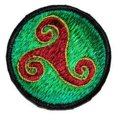 Celtic Spiral Sew On Patch - 6cm