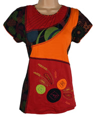 Flower Print T-Shirt Top