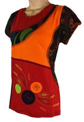 Flower Print T-Shirt Top