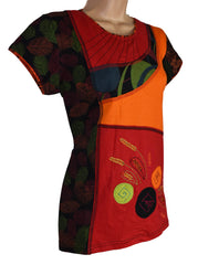 Flower Print T-Shirt Top