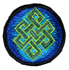 Tibetan Knot Sew on Patch - 6cm