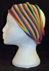 Long Double Striped Cotton Hair Band