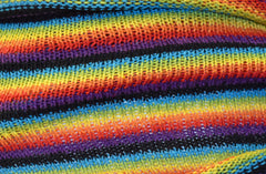 Long Double Striped Cotton Hair Band